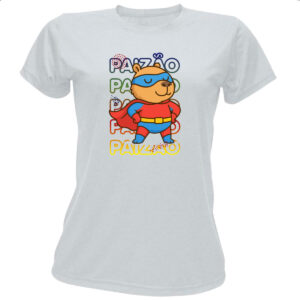 Camiseta Baby Look Capivara Paizao Super Heroi