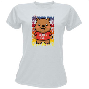 Camiseta Baby Look Capivara Paizao Super Pai 1