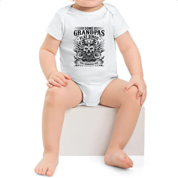 Body infantil Motorcycle Grandpas - Imagem 2