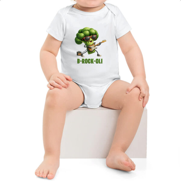 Body infantil Brocolis Rock Roll - Imagem 2