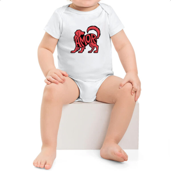 Body infantil Cachorro Amor - Imagem 2