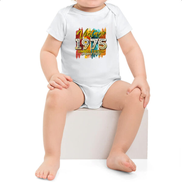 Body infantil Vintage 1975 Limited Edition - Imagem 2