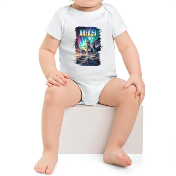 Body infantil Area 51 Poster Futurista - Imagem 2
