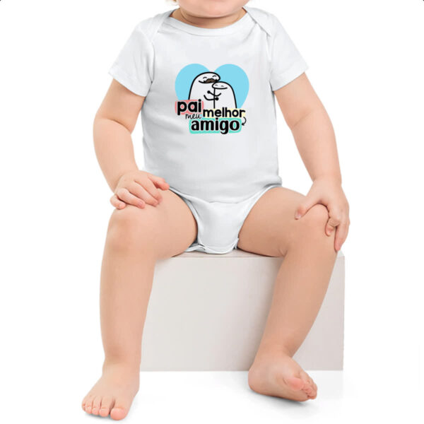 Body infantil Dia dos Pais Flork Amigo - Imagem 2