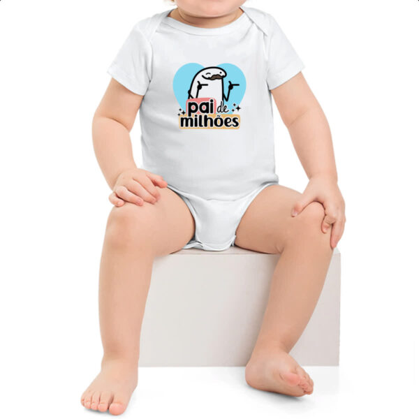 Body infantil Dia dos Pais Flork Milhoes - Imagem 2