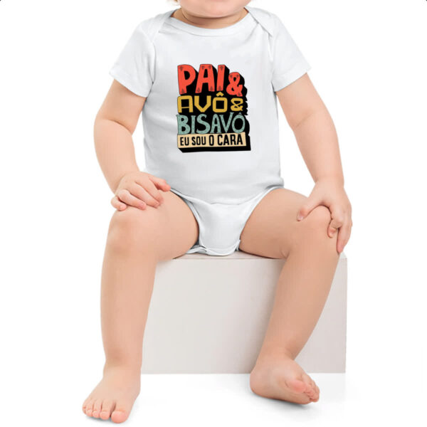 Body infantil Pai avo e bisavo - Imagem 2