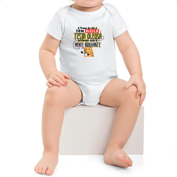 Body infantil Capivara Testa oleosa - Imagem 2