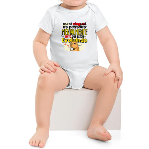 Body infantil Capivara Xinguei Mentalmente - Imagem 2