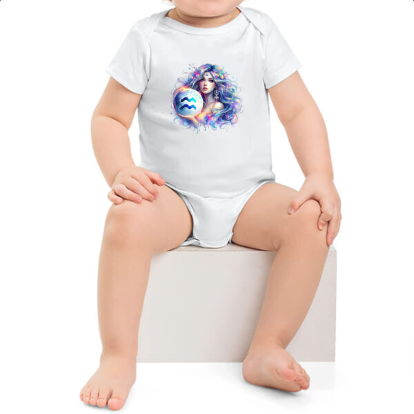 Body infantil Signo Diva de Aquario - Imagem 2
