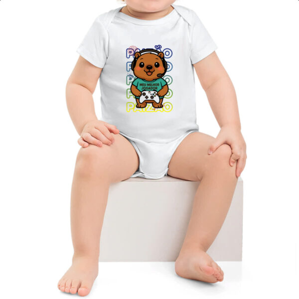 Body infantil Capivara Paizao Gamer - Imagem 2