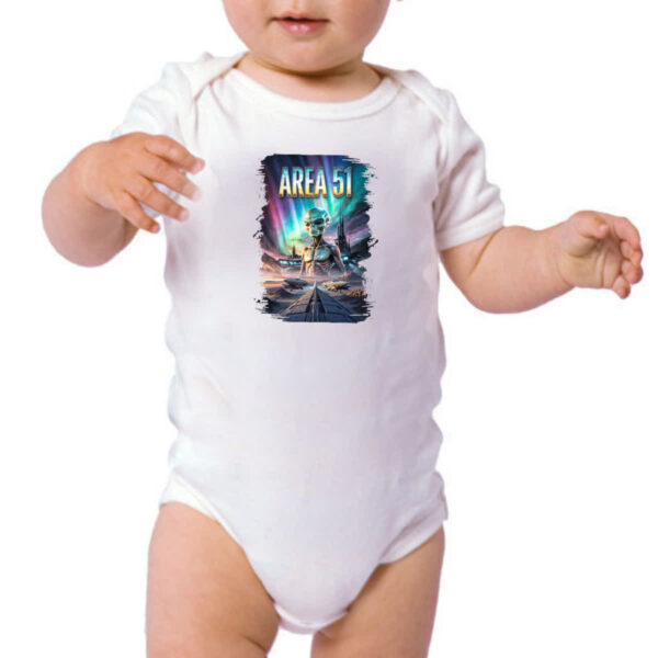 Body infantil Area 51 Poster Futurista - Imagem 3