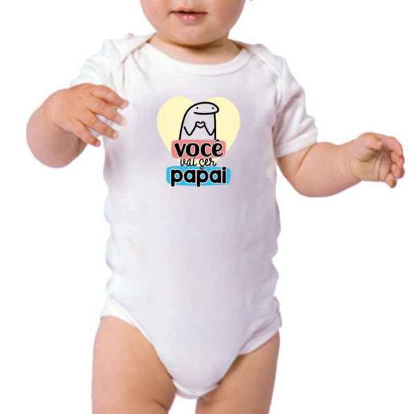 Body infantil Dia dos Pais Flork Papai - Imagem 3