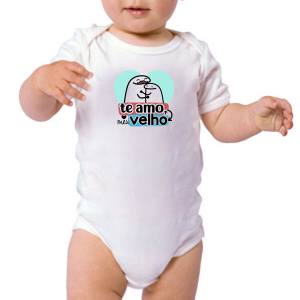 Body infantil Dia dos Pais Flork Velho - Imagem 3