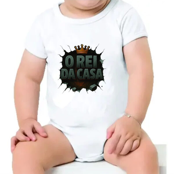 Body infantil Parede quebrada Rei da Casa - Imagem 4