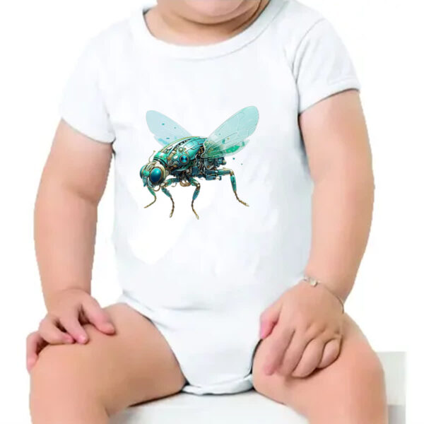 Body infantil Mosca robo - Imagem 4