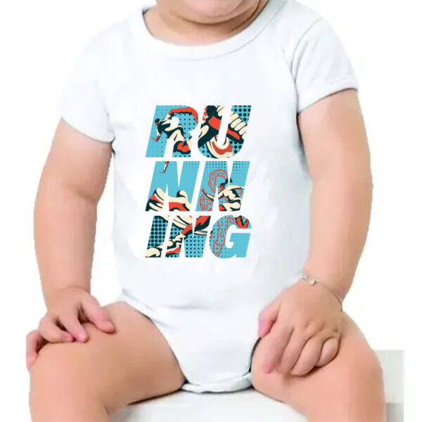 Body infantil Running Correndo Esporte - Imagem 4