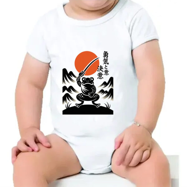 Body infantil Sapo Samurai Sunset - Imagem 4