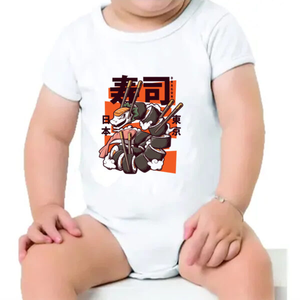 Body infantil Serpente Sushi - Imagem 4