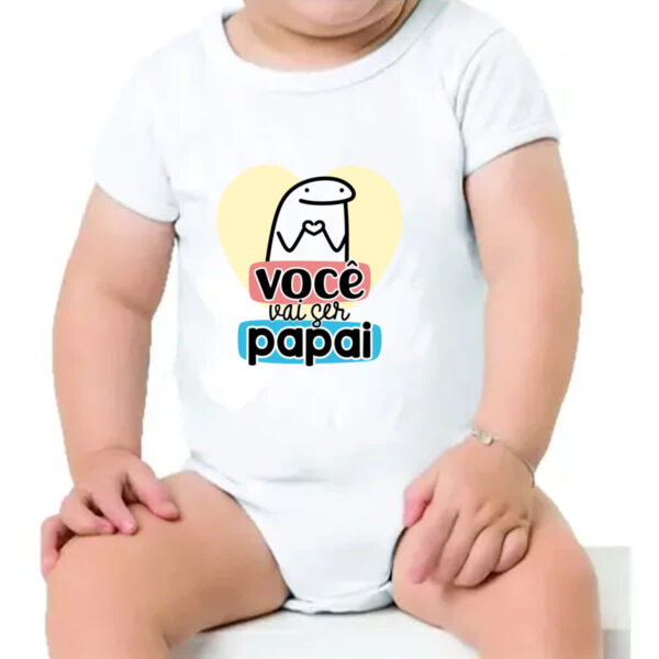 Body infantil Dia dos Pais Flork Papai - Imagem 4