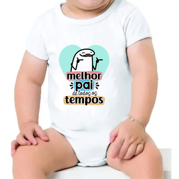 Body infantil Dia dos Pais Flork Tempos - Imagem 4