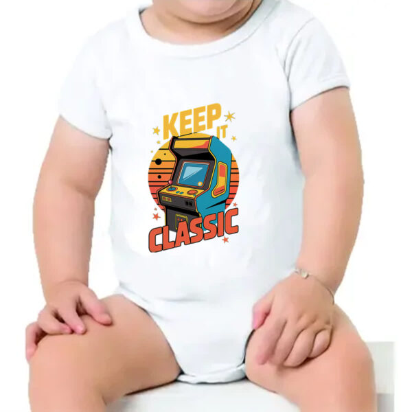 Body infantil Arcade Keep it Classic - Imagem 4