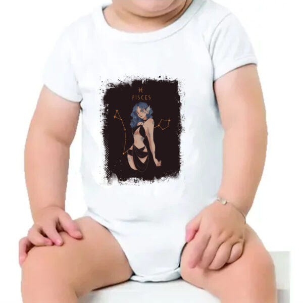 Body infantil Anime Signo de Peixes - Imagem 4