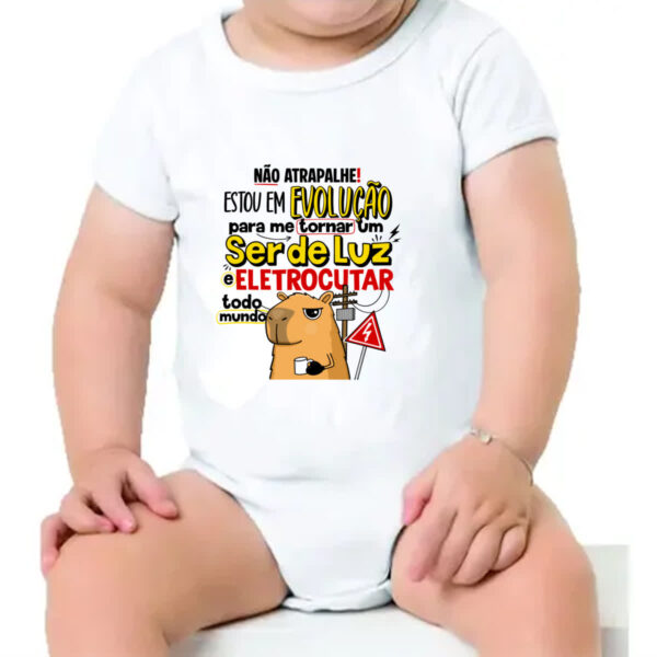 Body infantil Capivara Ser de Luz - Imagem 4