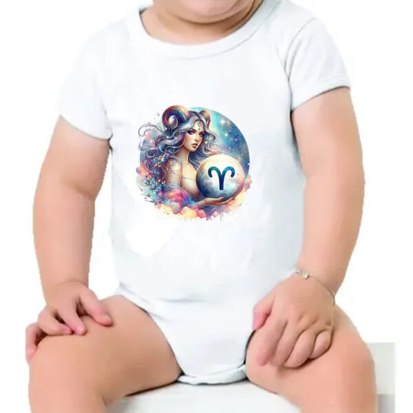 Body infantil Signo Diva de Aries - Imagem 4
