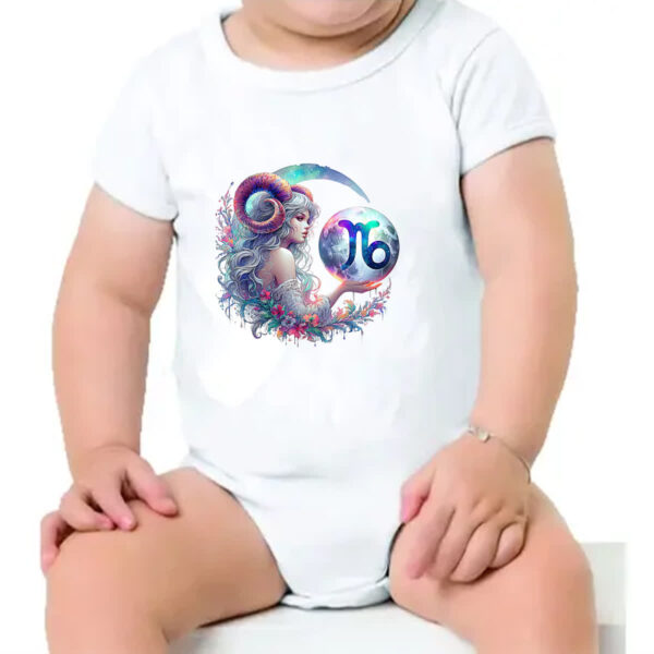 Body infantil Signo Diva de Capricornio - Imagem 4