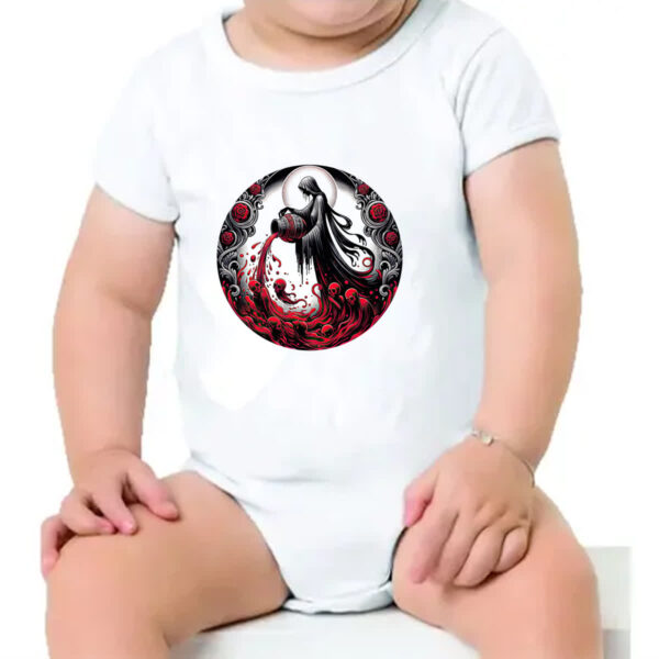 Body infantil Signo Gotico de Aquario - Imagem 4