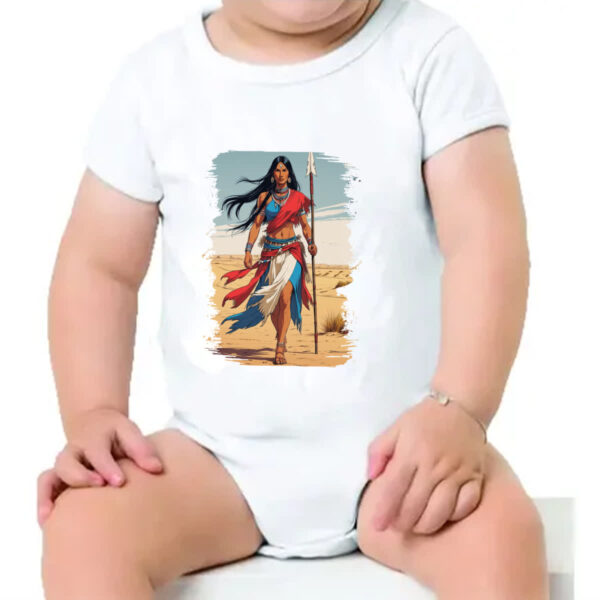 Body infantil Guerreira Apache - Imagem 4