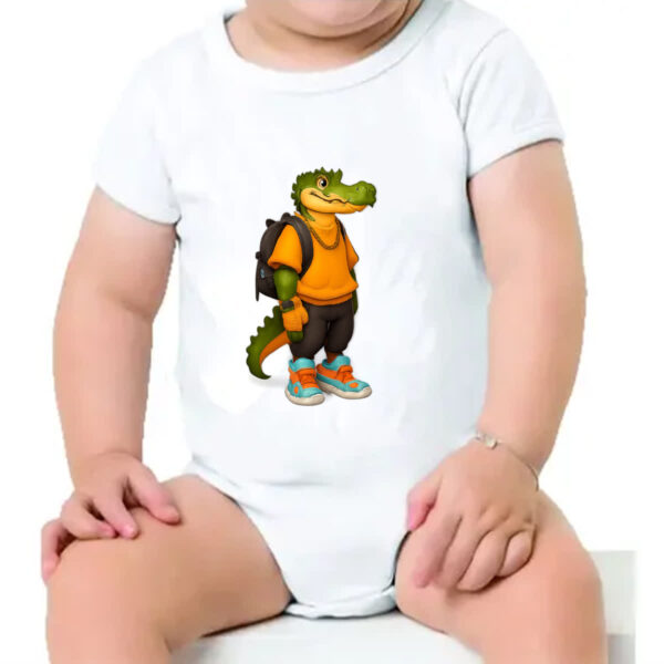 Body infantil Jacare aventureiro - Imagem 4
