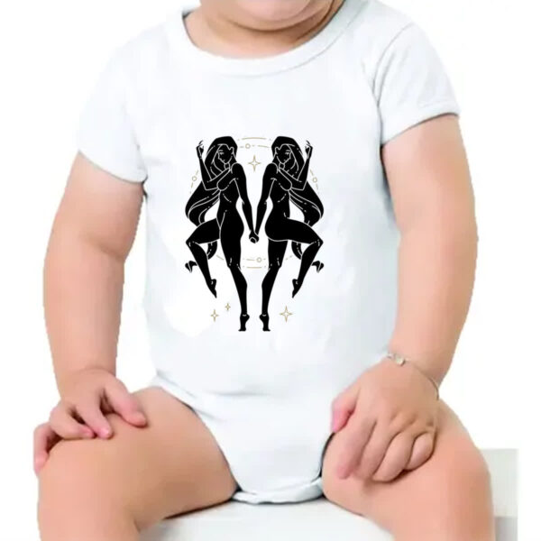 Body infantil Signo Yoga Gemeos - Imagem 4