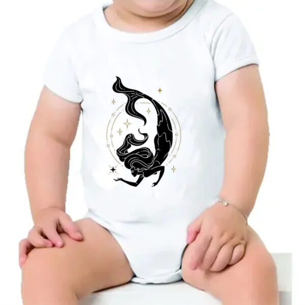 Body infantil Signo Yoga Peixes - Imagem 4