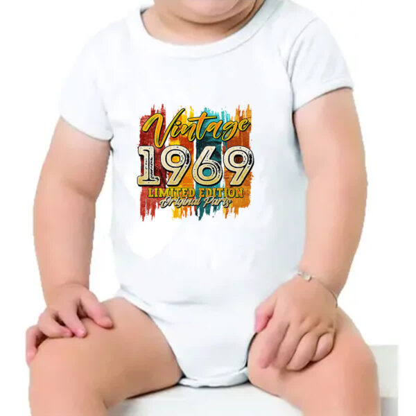 Body infantil Vintage 1969 Limited Edition - Imagem 4
