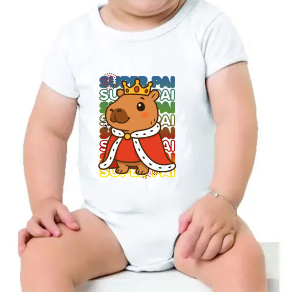 Body infantil Capivara Paizao Rei - Imagem 4
