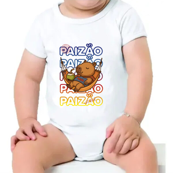 Body infantil Capivara Paizao Relax - Imagem 4