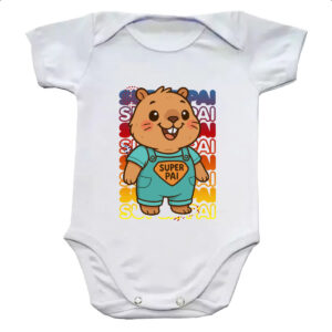 Body infantil Capivara Paizao Super Pai 2
