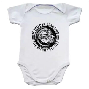 Body infantil Motorcycle Can you read