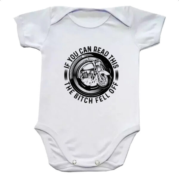 Body infantil Motorcycle Can you read