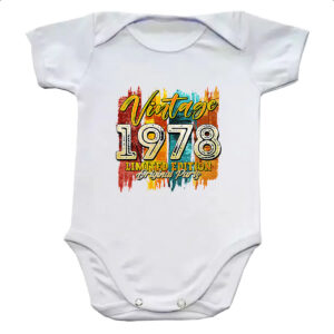 Body infantil Vintage 1978 Limited Edition