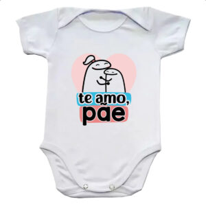 Body infantil Dia dos Pais Flork Amo Pae