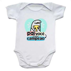 Body infantil Dia dos Pais Flork Campeao