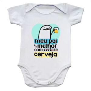 Body infantil Dia dos Pais Flork Certeza