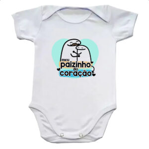 Body infantil Dia dos Pais Flork Coracao