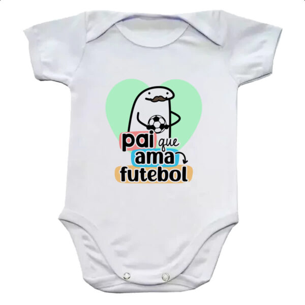 Body infantil Dia dos Pais Flork Futebol