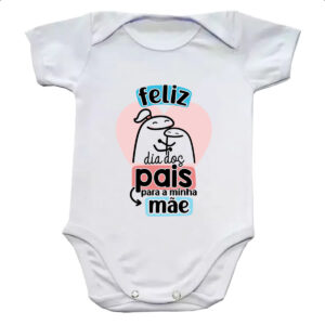 Body infantil Dia dos Pais Flork Mae