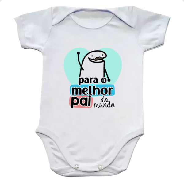 Body infantil Dia dos Pais Flork Melhor 2