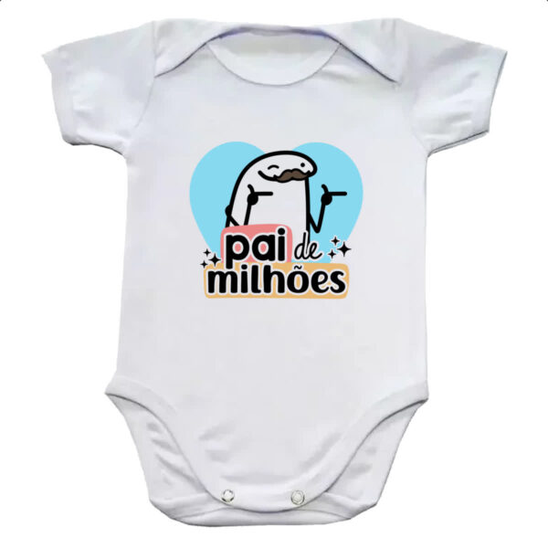 Body infantil Dia dos Pais Flork Milhoes