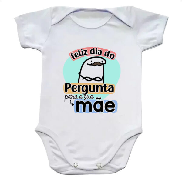 Body infantil Dia dos Pais Flork Pergunta